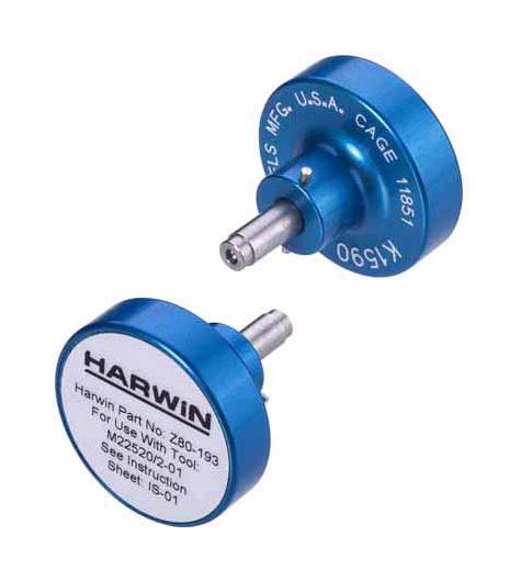 Harwin Z80-193 Crimp Locator, M22520/2-01 Crimp Tool