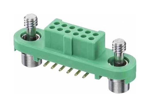 Harwin G125-Fs11205F1P Connector, Rcpt, 12Pos, 2Row, 1.25Mm