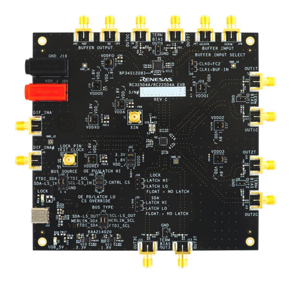 Renesas Rc32504A-Evkgna#0 Evaluation Board, Frequency Synthesizer