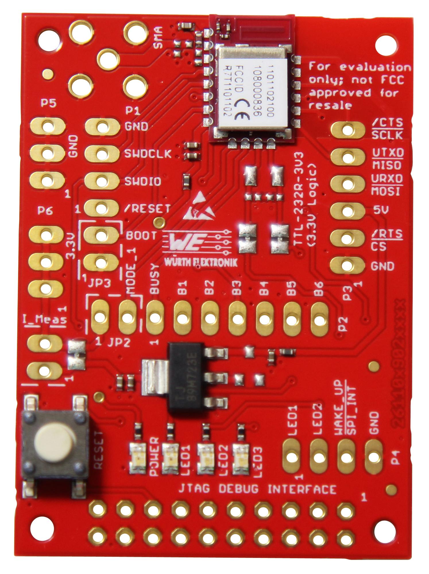 Wurth Elektronik 2611079021001 Eval Board, Thyone-I 2.4Ghz Radio Module