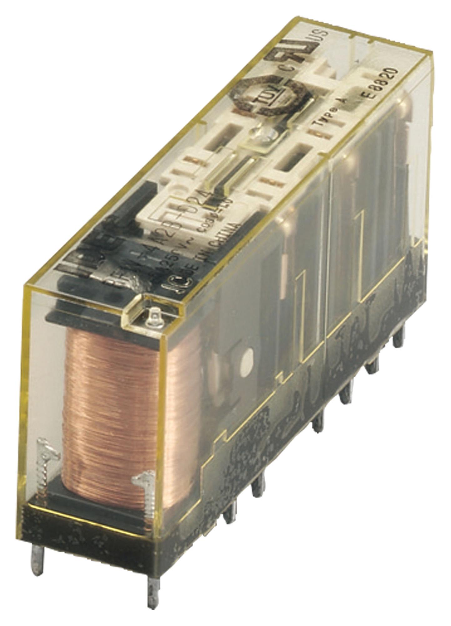 Idec Rf1V-4A2Bl-D24 Safety Relay, 4Pst/dpst, 24Vdc, 6A, Tht