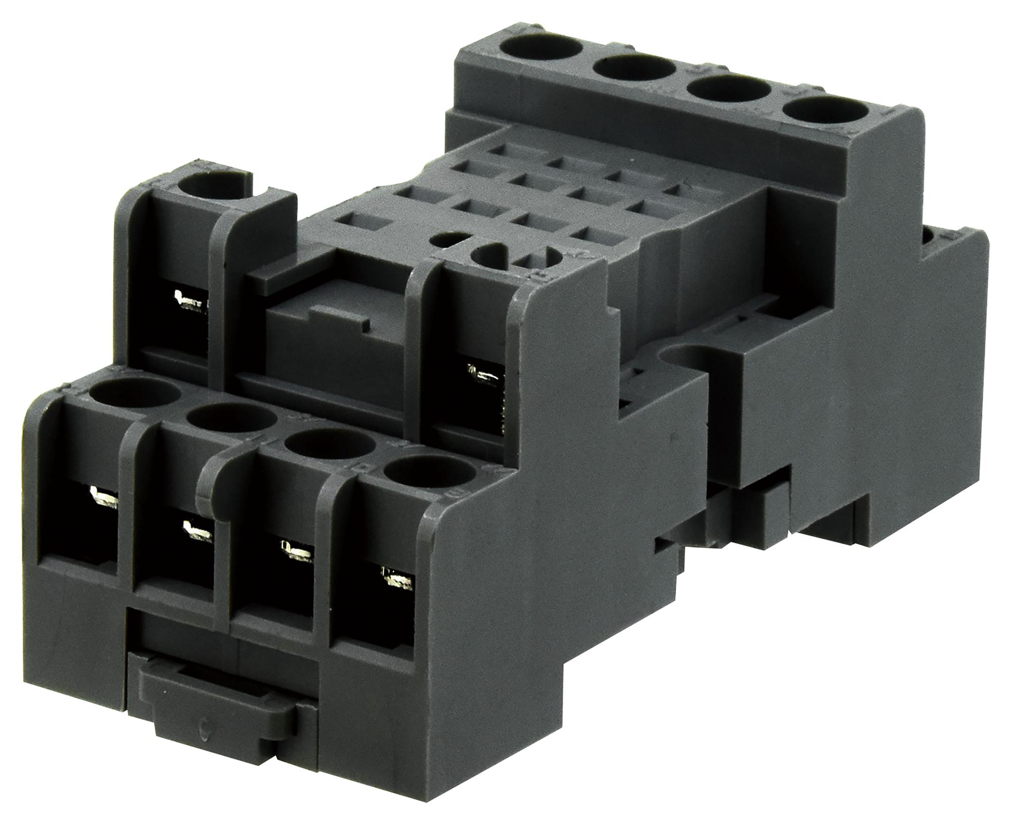 Idec Sy4S-05C Relay Socket, 7A, 300V, Din Rail, 14Pin