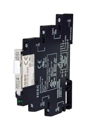 Idec Rv8H-S-Ad24 Power Relay, Spdt, 24V, 6A, Din Rail