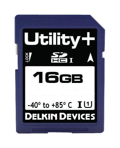 Delkin Devices Se16Anzjp-1B000-3 Sdhc Card, Uhs-1, Class 10, 16Gb, Mlc