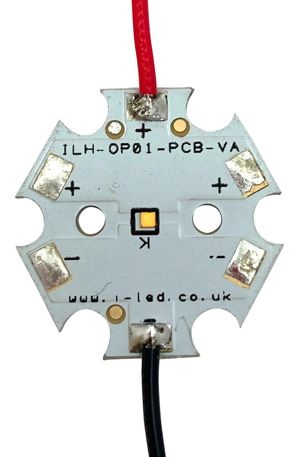 Intelligent Led Solutions Ilh-Op01-Wm90-Sc221-Wir200. Led Module, Warm Wht, 70Lm, 3000K, Star