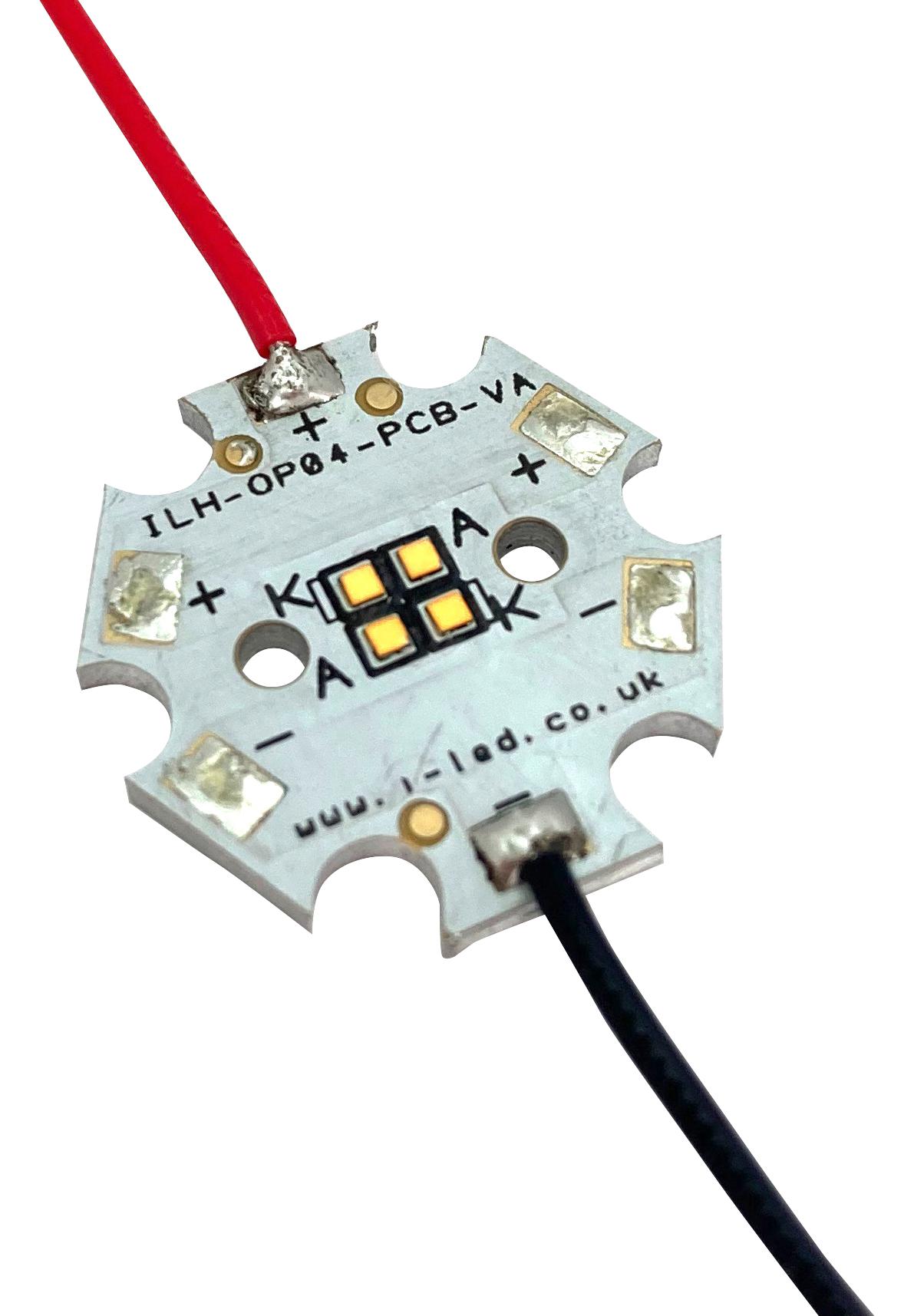 Intelligent Led Solutions Ilh-Op04-Hw90-Sc221-Wir200. Led Module, Hot Wht, 260Lm, 2700K, Star