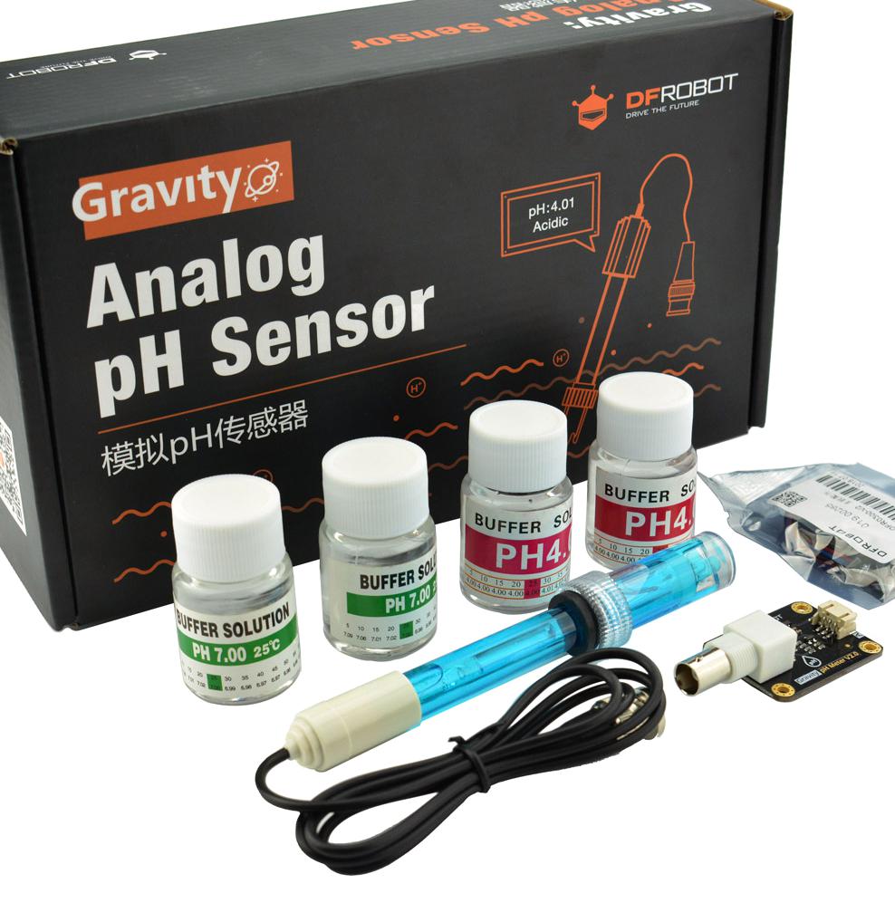 Dfrobot Sen0161-V2 Analogue Ph Sensor/meter Kit V2, Gravity