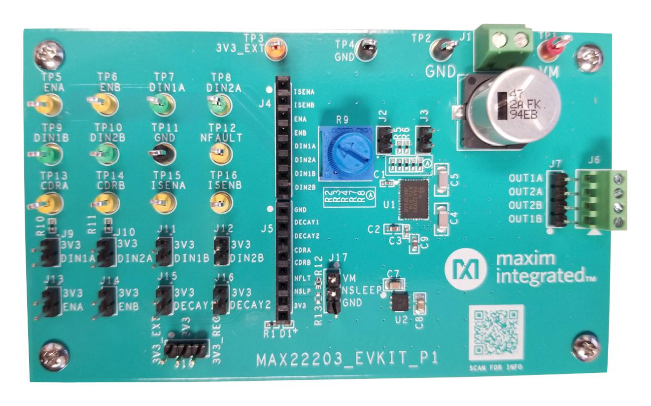 Analog Devices Max22203Evkit# Eval Kit, Dc Brushed Motor