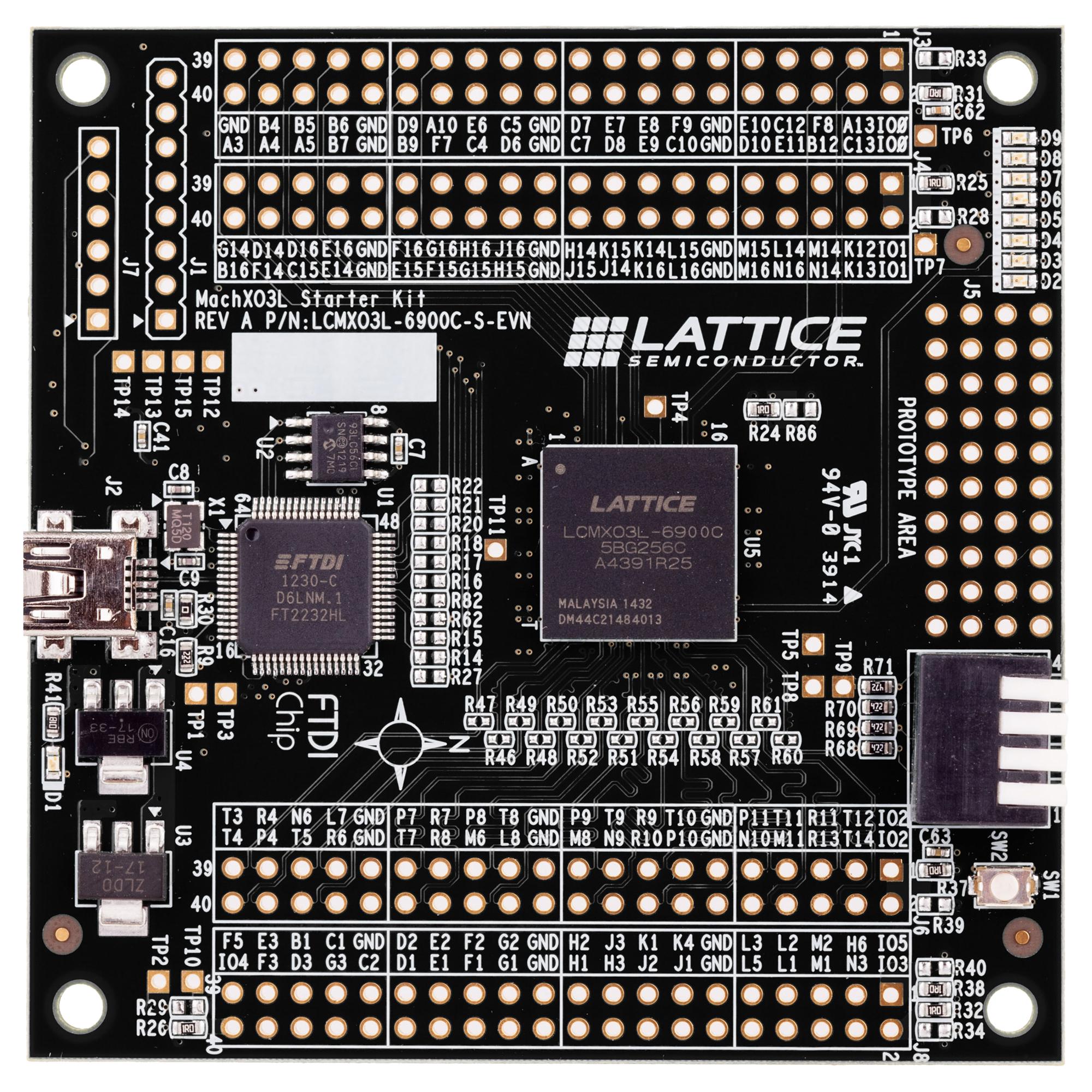 Lattice Semiconductor Lcmxo3Lf-6900C-S-Evn Starter Kit, Machxo3Lf Fpga