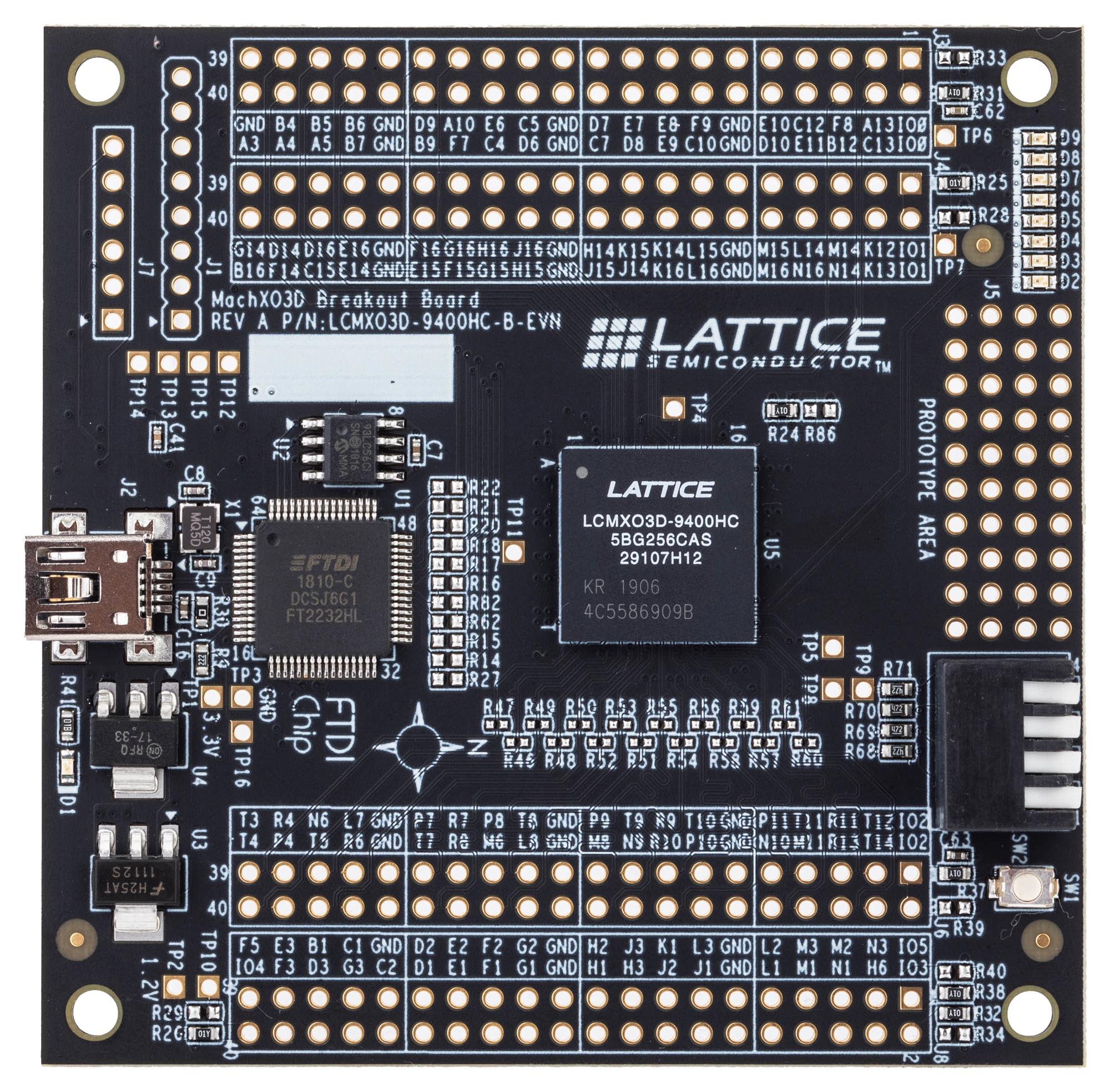 Lattice Semiconductor Lcmxo3D-9400Hc-B-Evn Breakout Board, Machxo3D Fpga