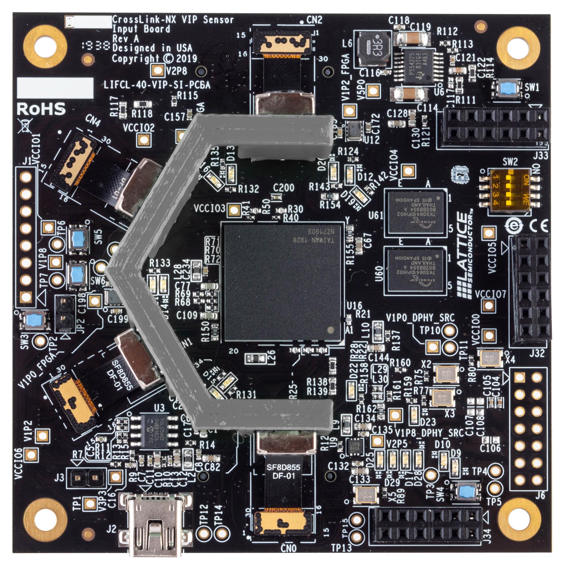 Lattice Semiconductor Lifcl-Vip-Si-Evn Crosslink-Nx Vip Sensor Input Board