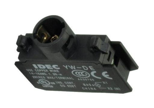 Idec Yw-De Ba9 Lamp Carrier Screw Terminal, Ip20