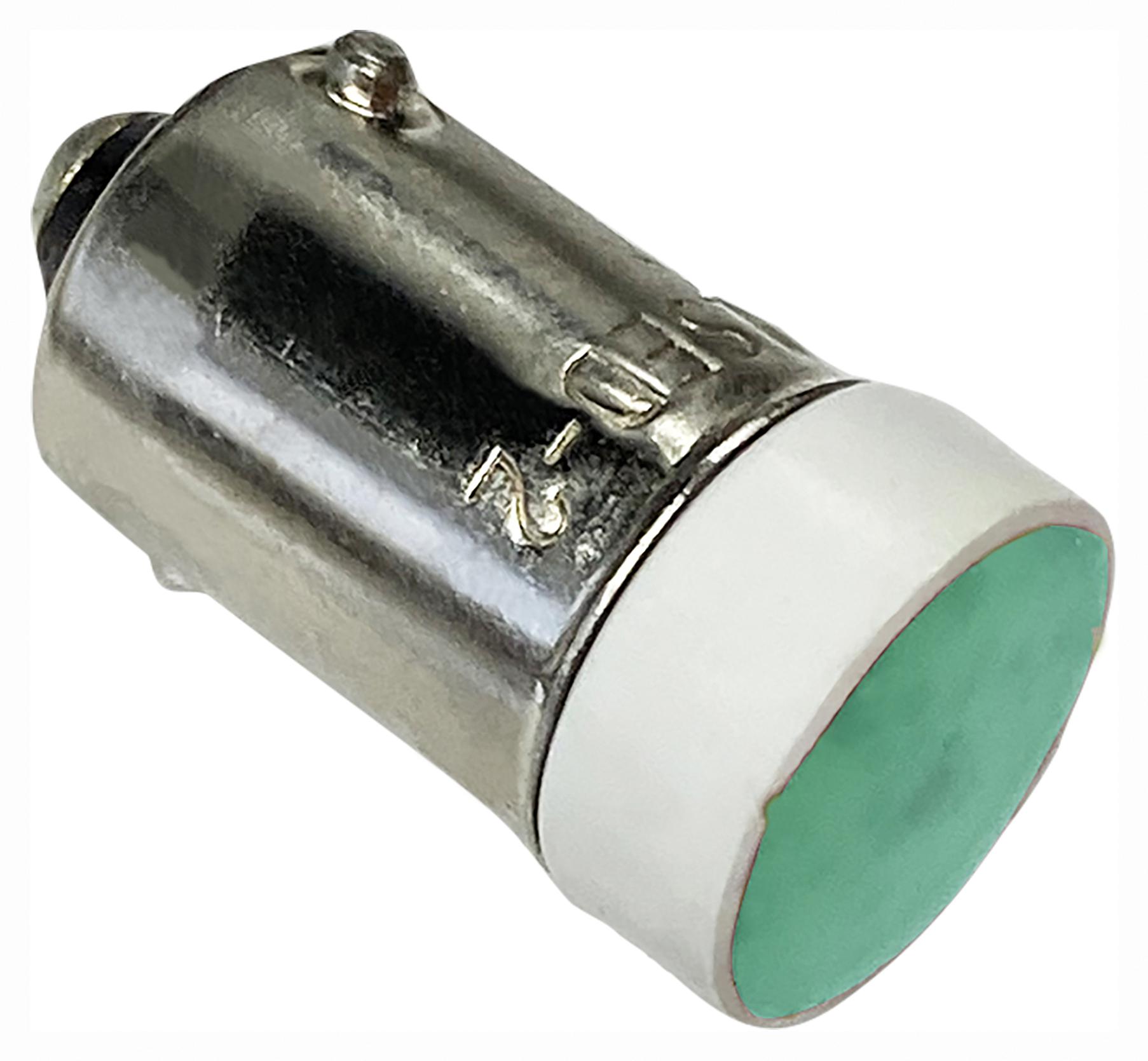 Idec Lsed-1Gn Small Led Indicator, Green, 12V, Ba9S/13