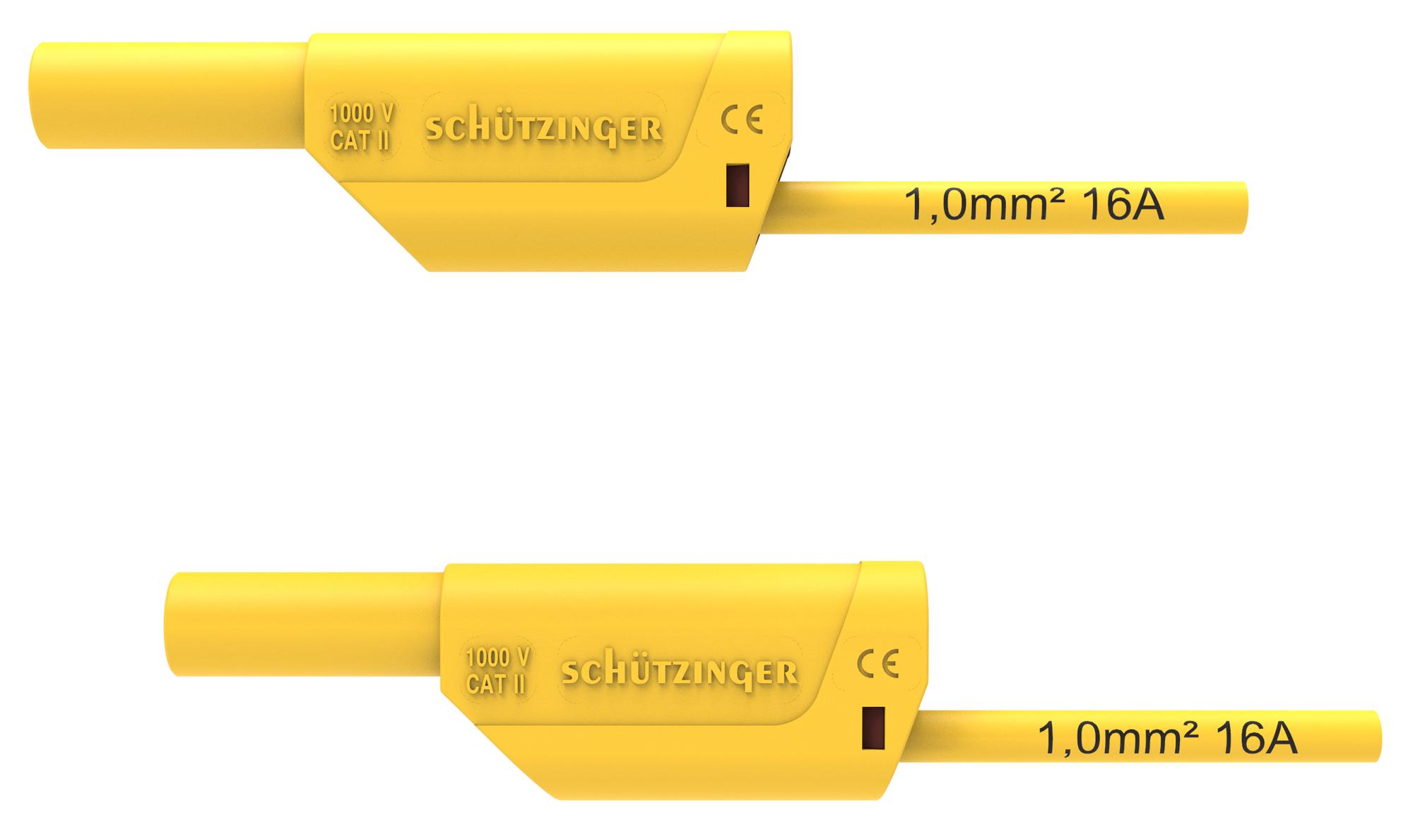 Schutzinger Di Vsfk 8500 / 1 / 50 / Ge 4Mm Banana Plug-Sq, Shrouded, Y, 500Mm