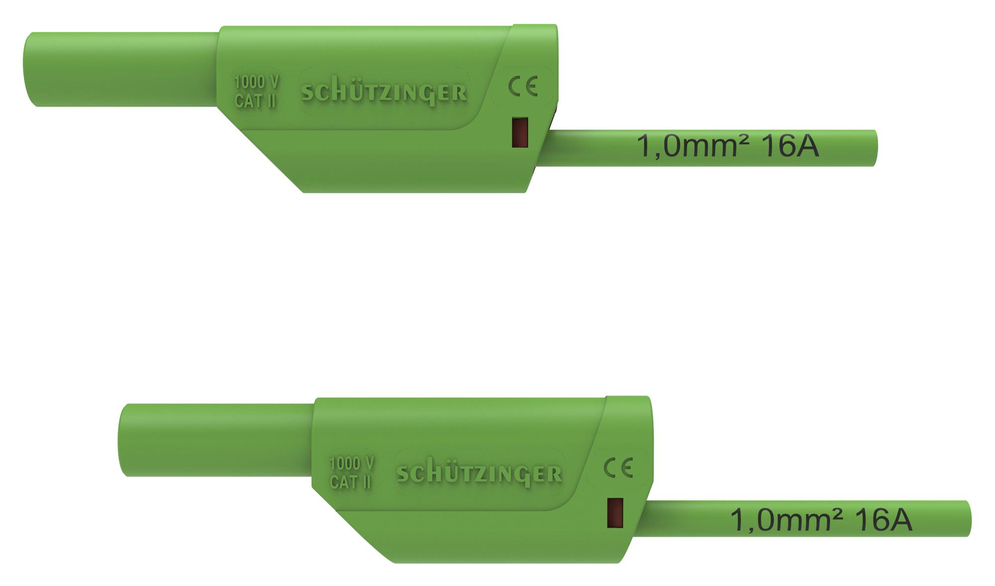 Schutzinger Di Vsfk 8500 / 1 / 50 / Gn 4Mm Banana Plug-Sq, Shrouded, Gr, 500Mm