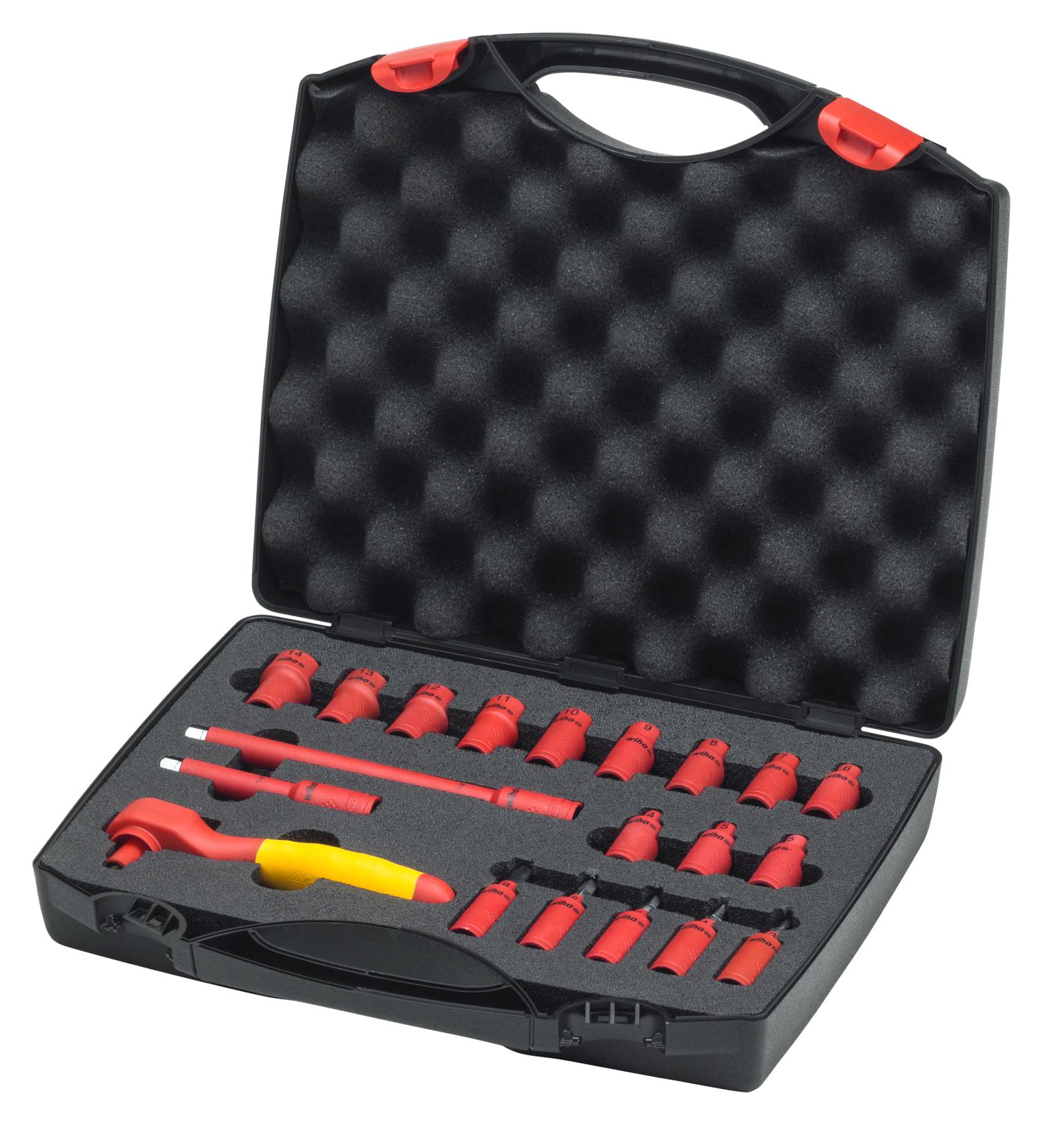 Wiha 43025 Ratchet Wrench Set, 21Pieces