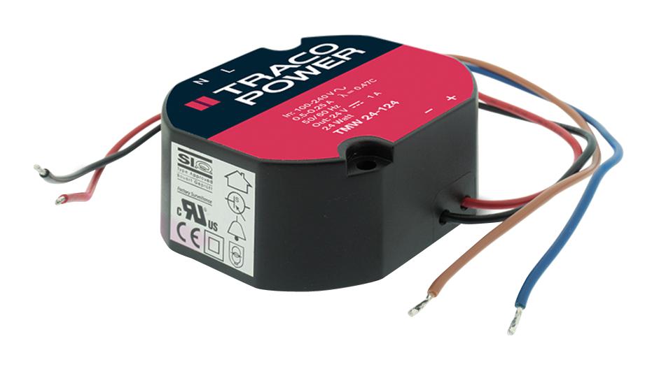 Traco Power Tmw 24-105 Power Supply, Ac-Dc, 5.1V, 4A