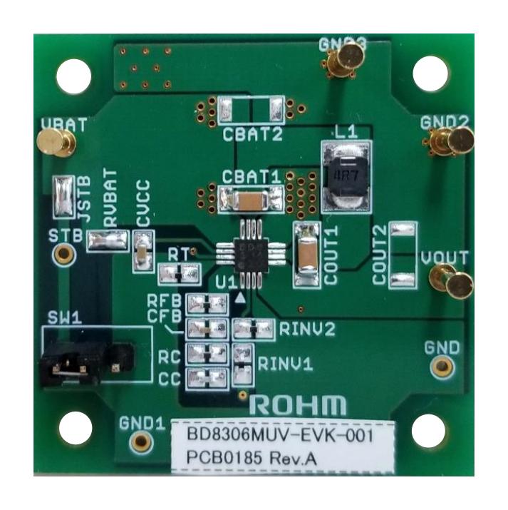 Rohm Bd8306Muv-Evk-001 Eval Board, Buck-Boost Dc-Dc Converter