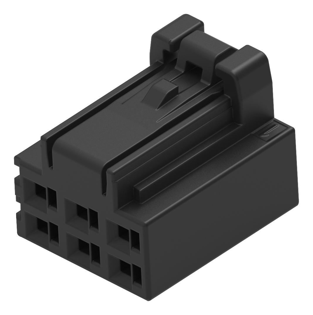 Te Connectivity 1-2366515-6 Connector Housing, Rcpt, 6Pos, 2Mm