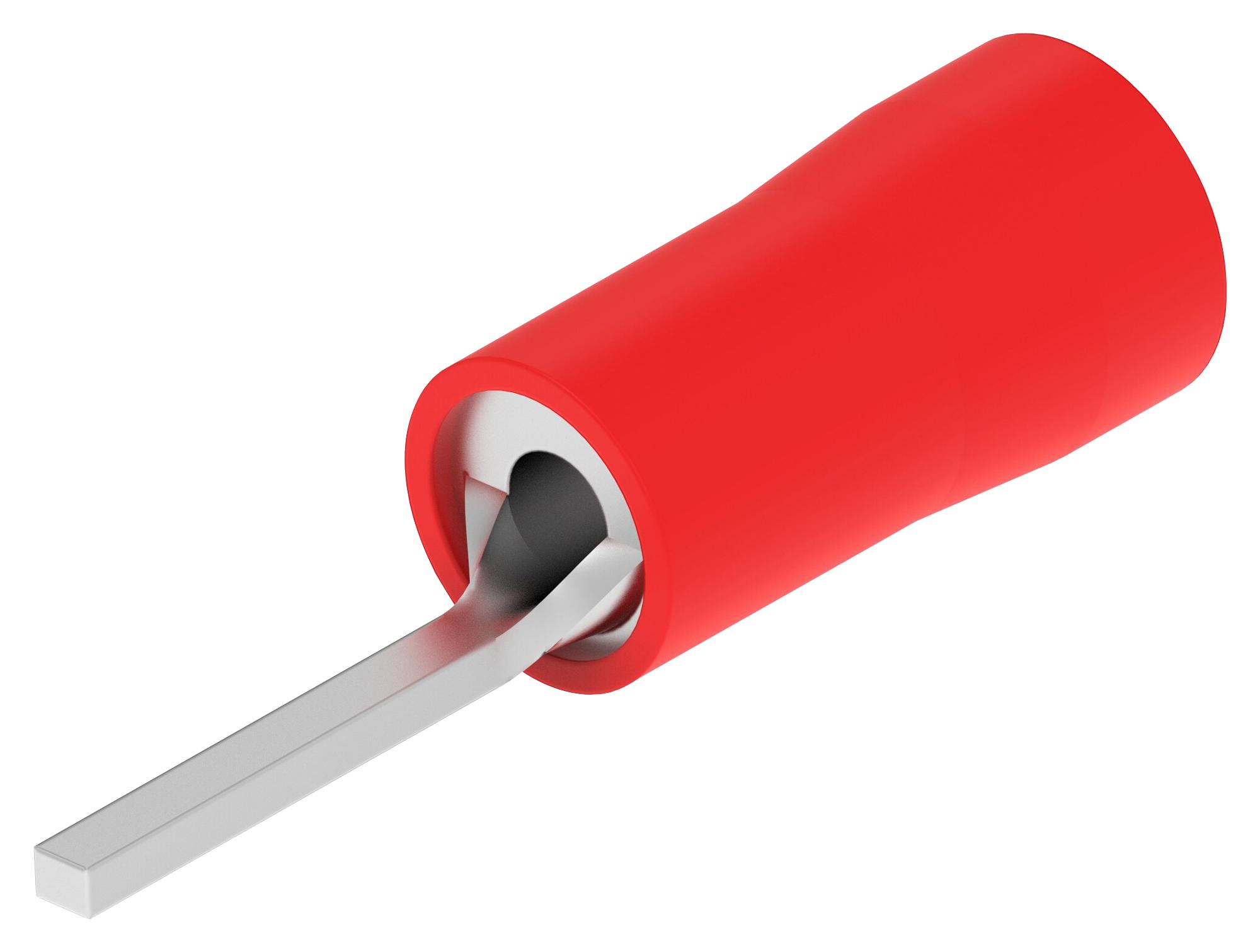 Te Connectivity 165446 Terminal, Blade, 1.6Mm2, Red