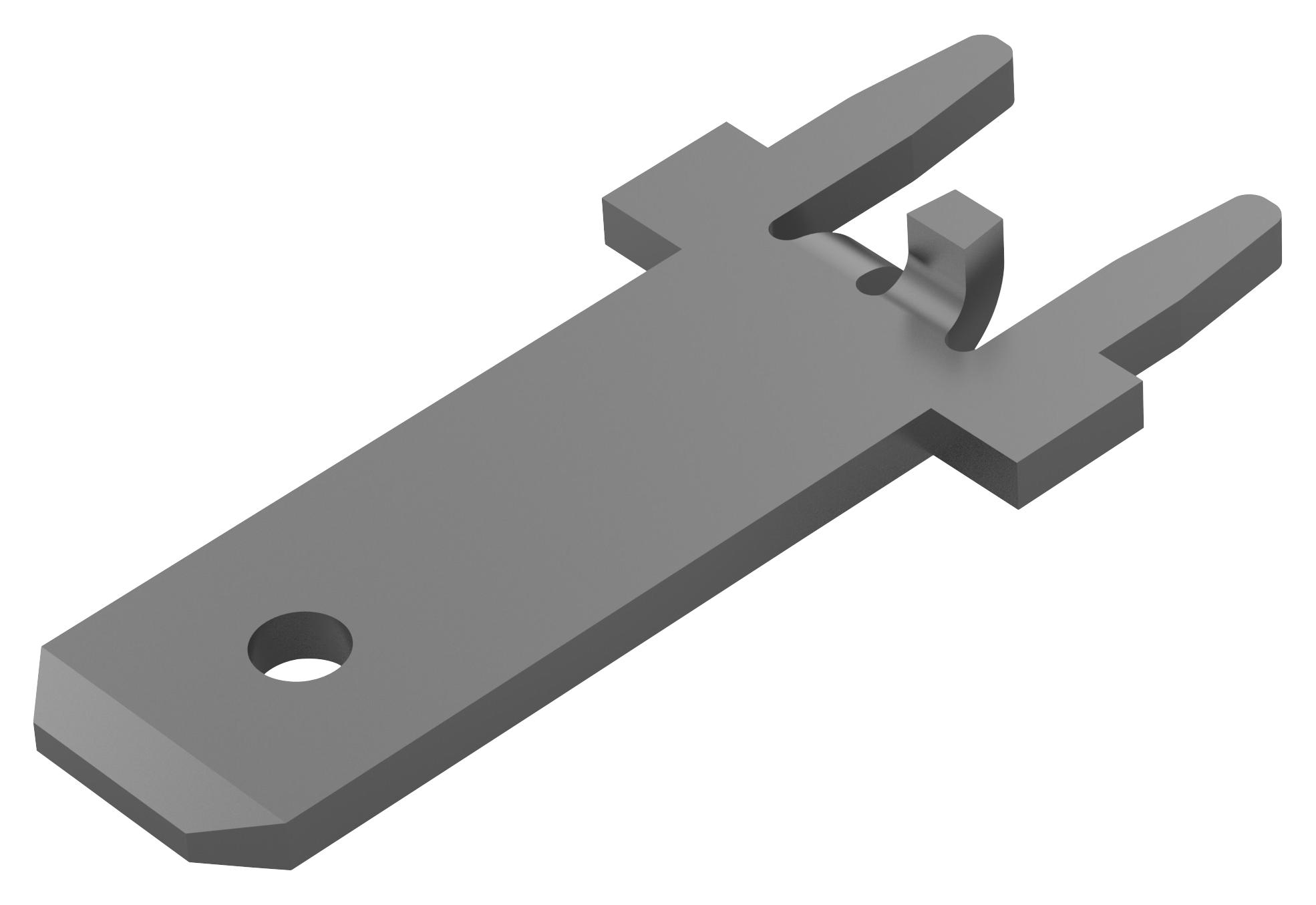 Amp - Te Connectivity 1217124-1 Pcb Terminal, 4.75Mm X 0.81Mm, Brass