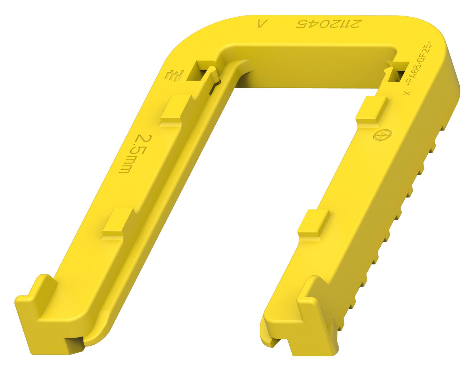 Te Connectivity 2112045-2 Slide, 26Pos, Yellow