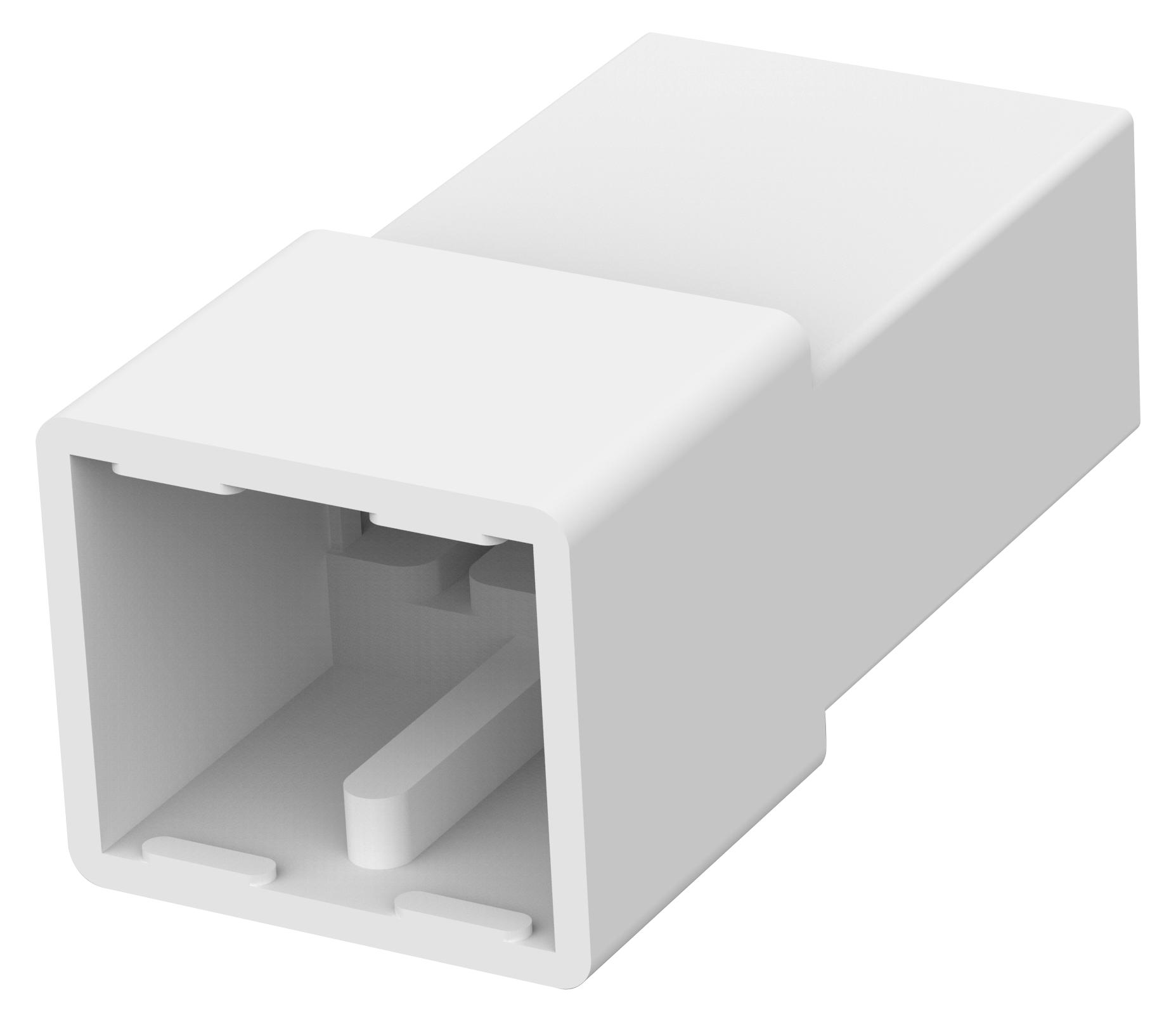 Te Connectivity 4-180924-0 Connector Housing, Plug, 2Pos, 6.35Mm