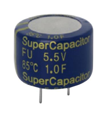 Kemet Fu0H105Zf Supercapacitor, Aec-Q200, 1F, Radial Can