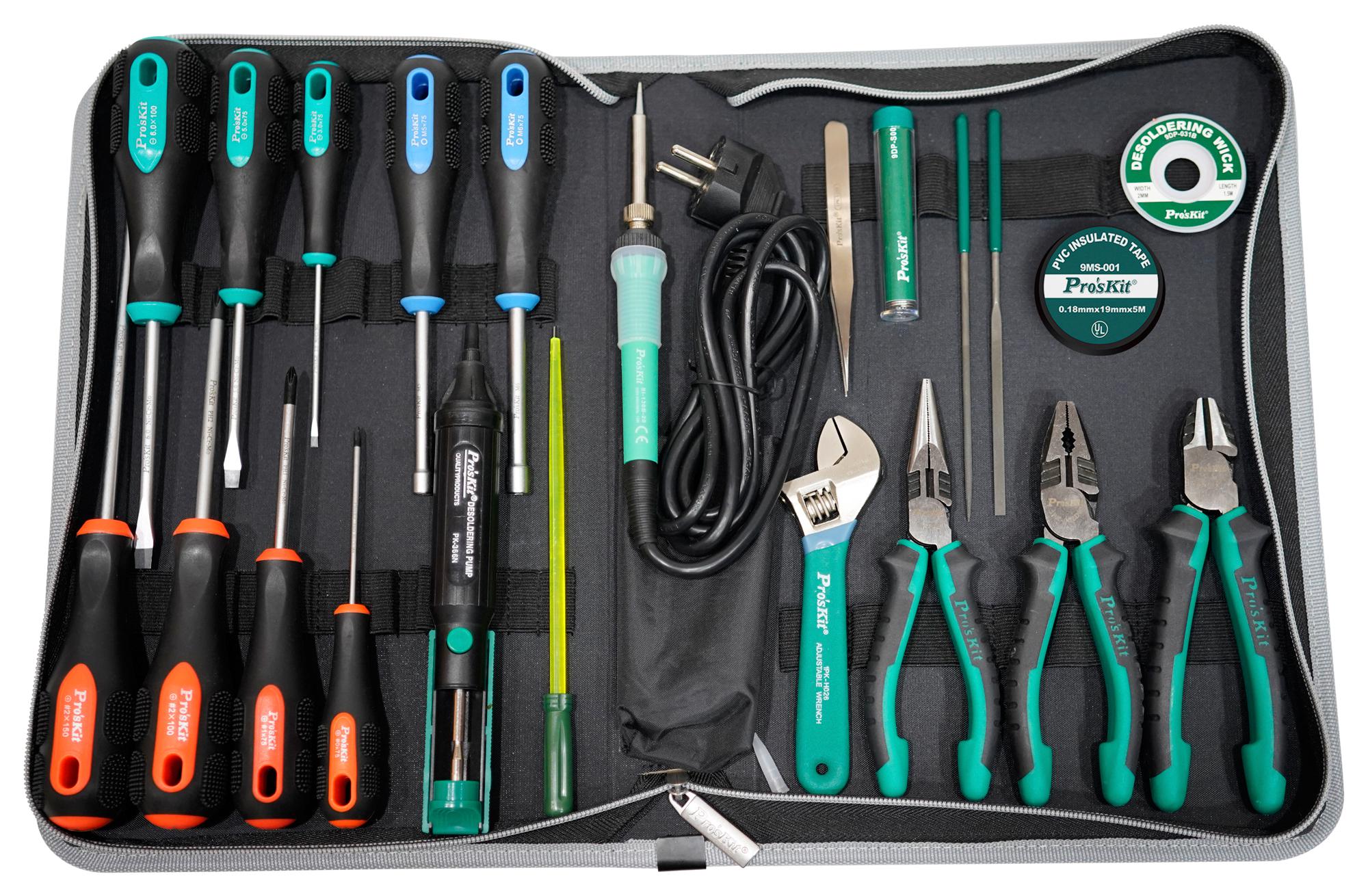 Proskit Industries Pk-813 Eu Electrical Appiances Repair Tool Set, Eu