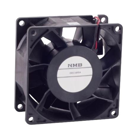 Nmb Technologies 08038Ra-24Q-Ea-00 Dc Axial Fan, Ball, 91.8Cfm, 0.6A, 24V