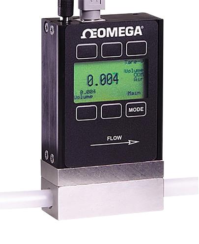 Omega Fma-1605A Gas Flow Meter, 2Lpm, 1/8 Fnpt, 145Psi