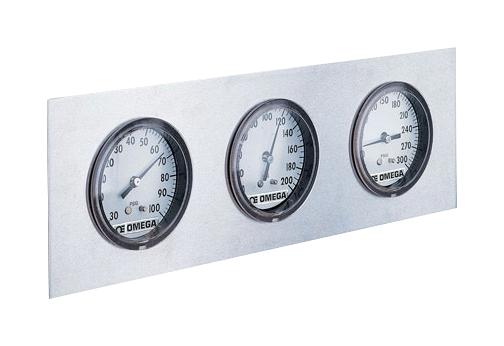 Omega Pgp-25B-30 Pressure Gauges, 30Psi, 1/4npt