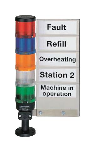 Werma 96000005 Indication Board, Signal Indicator, Alum