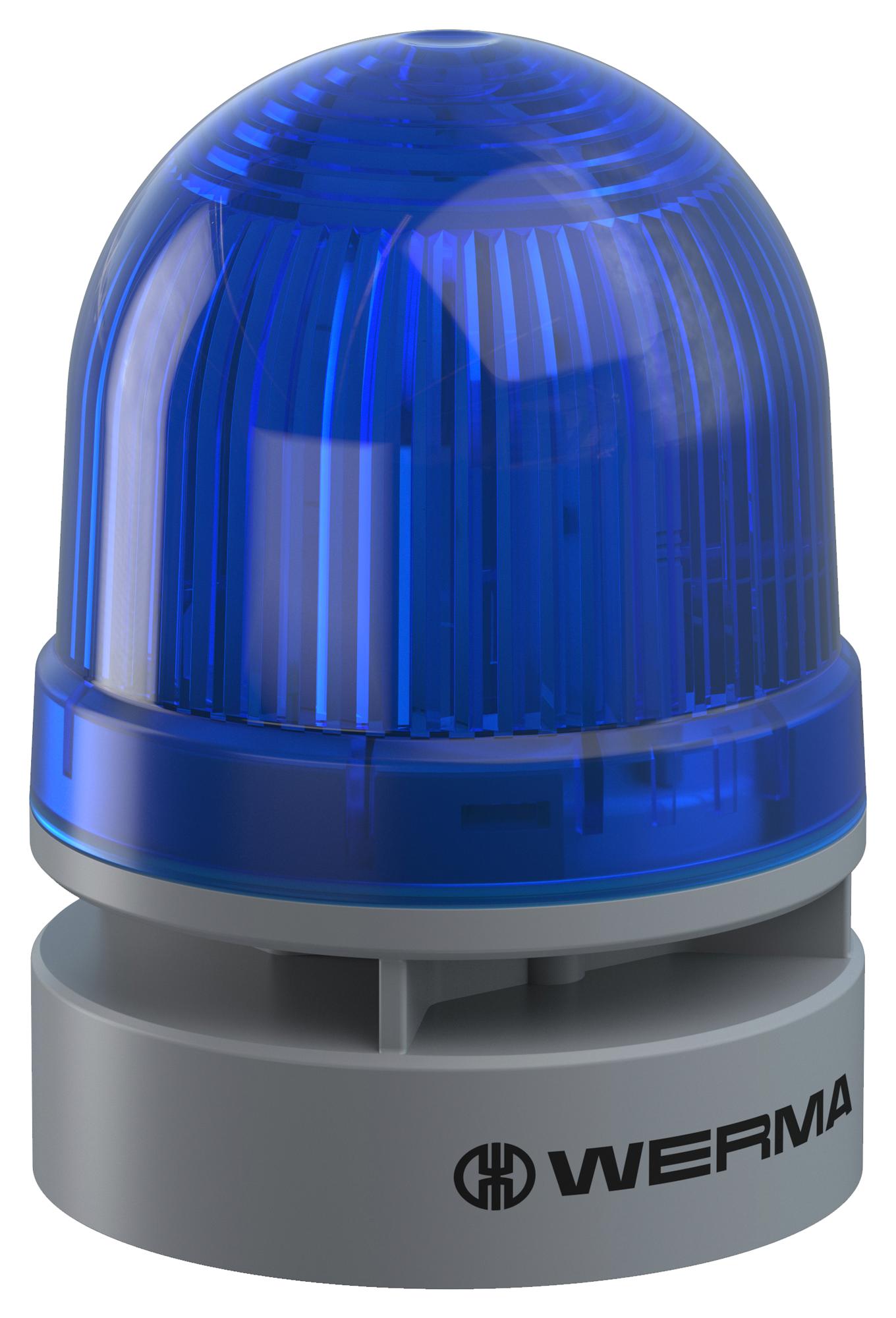 Werma 46051075 Beacon, Twinlight, Blue, 95Dba, 24V