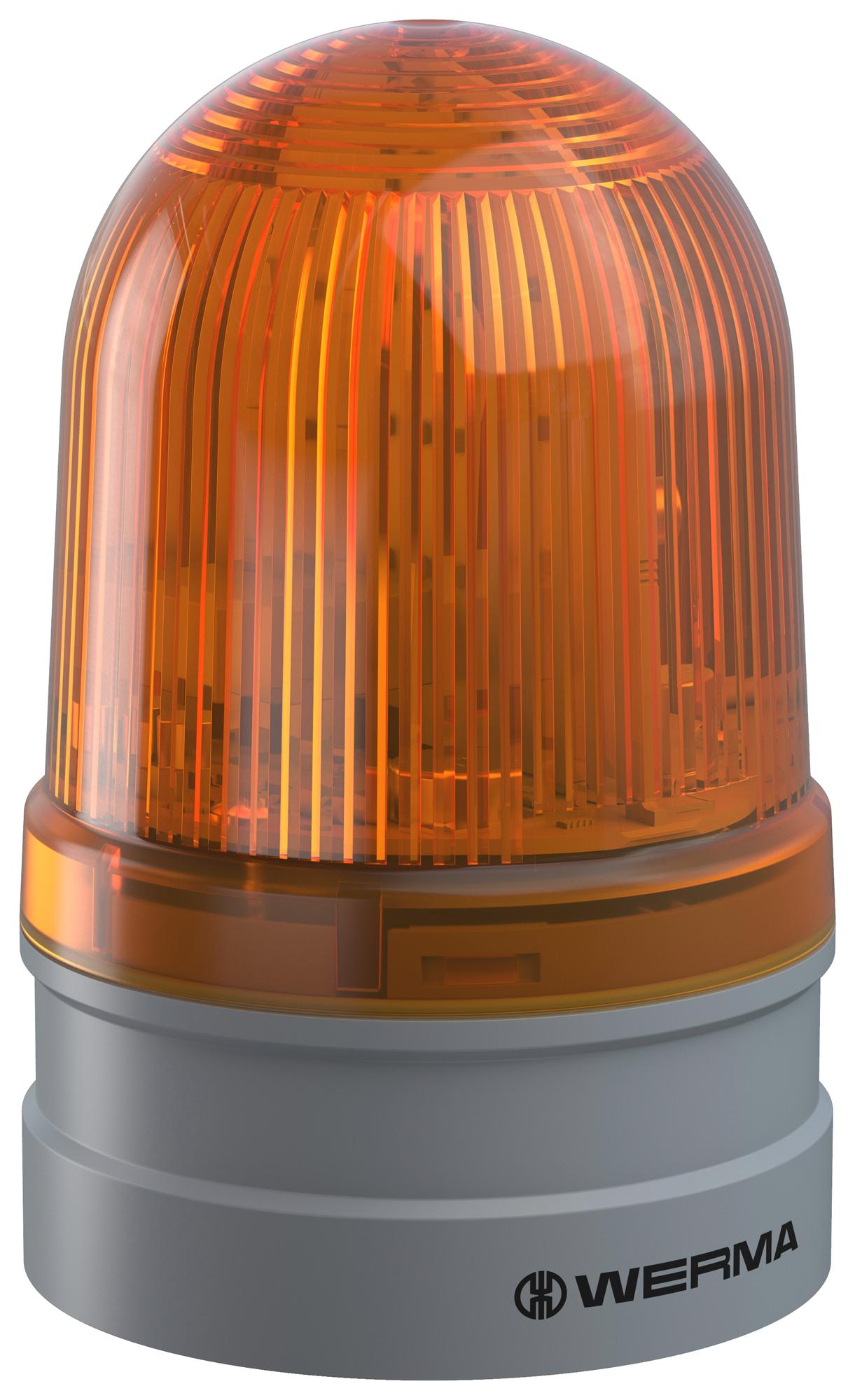 Werma 26131060 Beacon, Twinlight, Yellow, 230V, Push-In