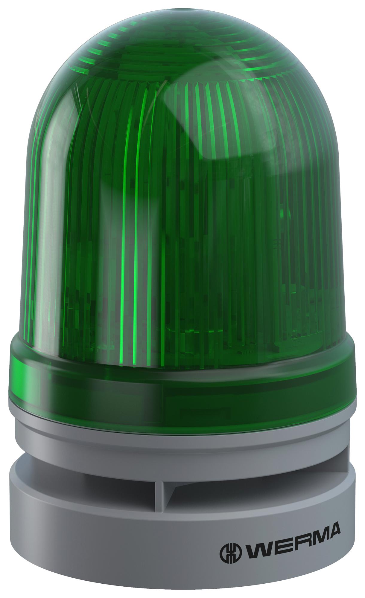 Werma 46121060 Beacon, Twinlight, Green, 110Dba, 230Vac