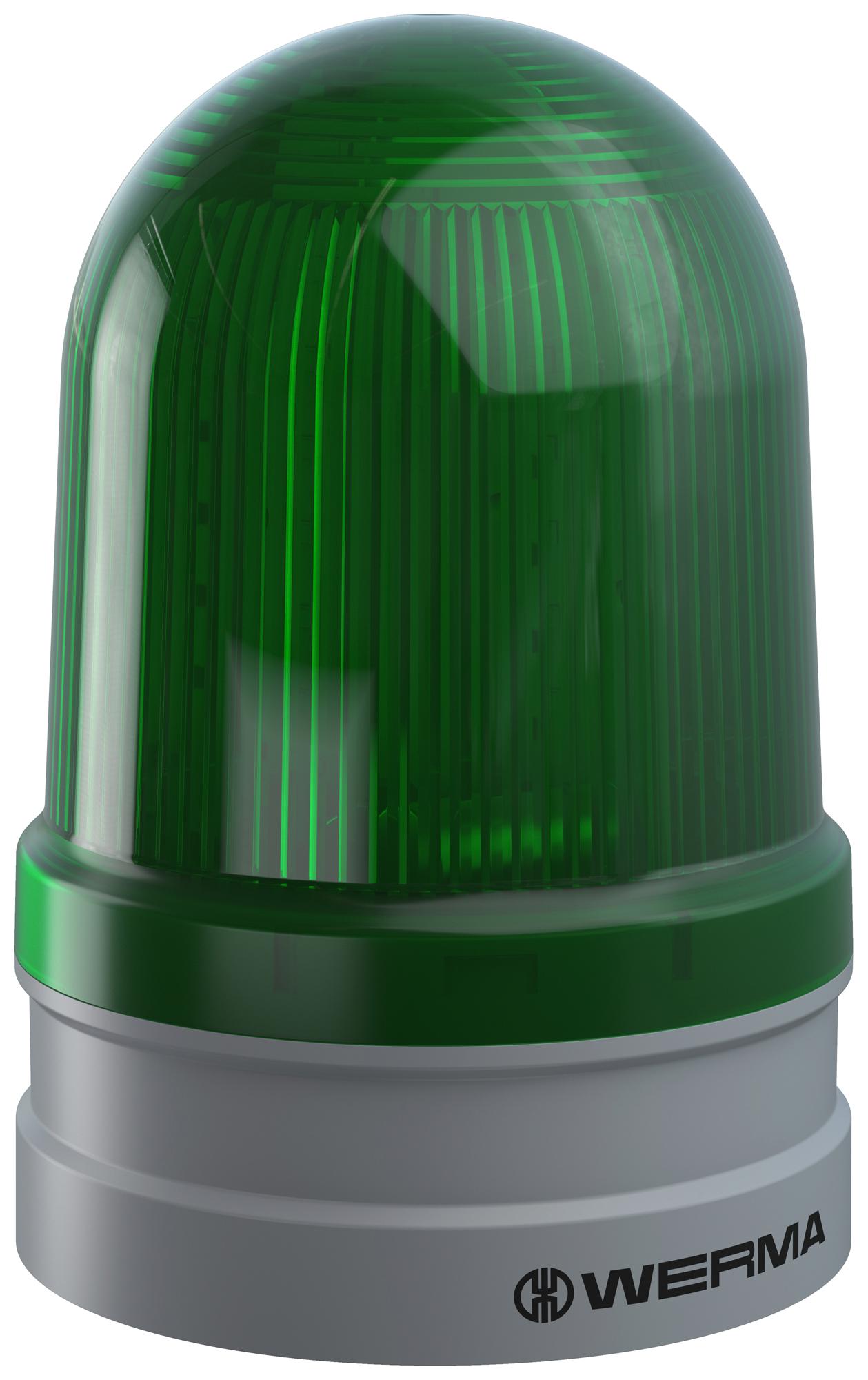 Werma 26221070 Beacon, Twinlight, Green, 24V, Push-In