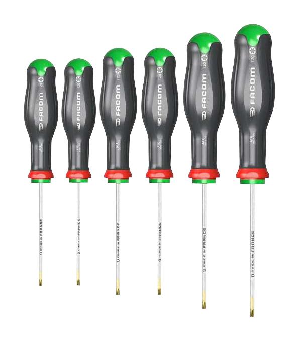 Facom Atx.j6Pb Screwdriver Set, 6Pieces