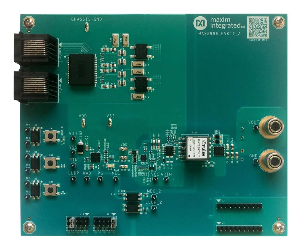 Analog Devices Max5996Cevkit# Eval Kit, Power Over Ethernet, Pd Contl