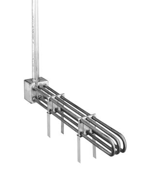 Omega Tls-220A-036/240V Immersion Heater, Corrosive Fluid, 2Kw