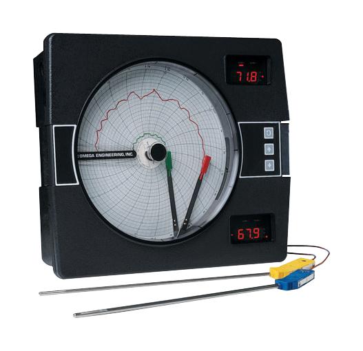 Omega Ct7114-230V Circular Recorders, 4 Led Digit Display