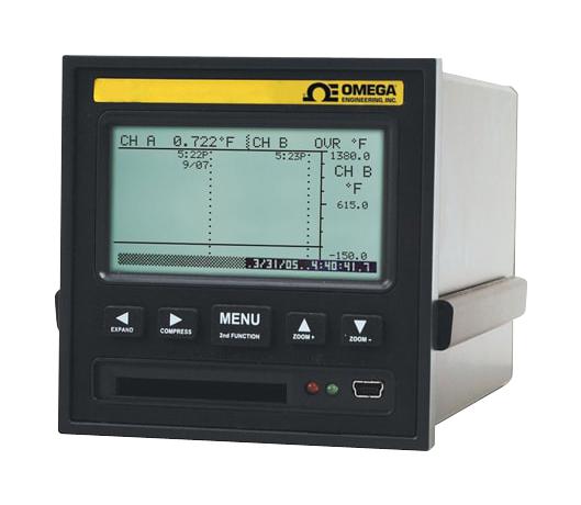 Omega Rd8252-Ups Paperless Recorder, Sharp Display