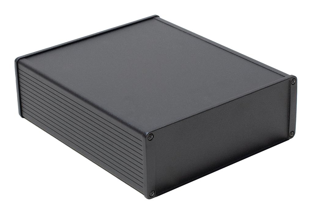 Hammond 1457U2201Ebk Enclosure, Emi/rfi Box, Aluminium, Blk