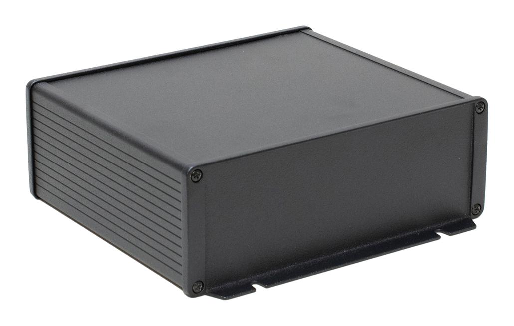 Hammond 1457U1602Ebk Enclosure, Emi/rfi Box, Alum, Black