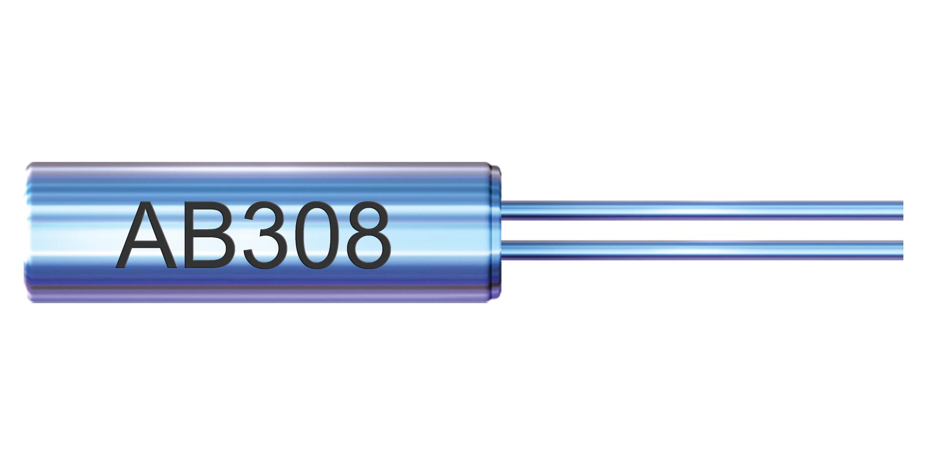 Abracon Ab308-8.000Mhz Crystal, 8Mhz, 16Pf, 8.5Mm X 3.2Mm Dia