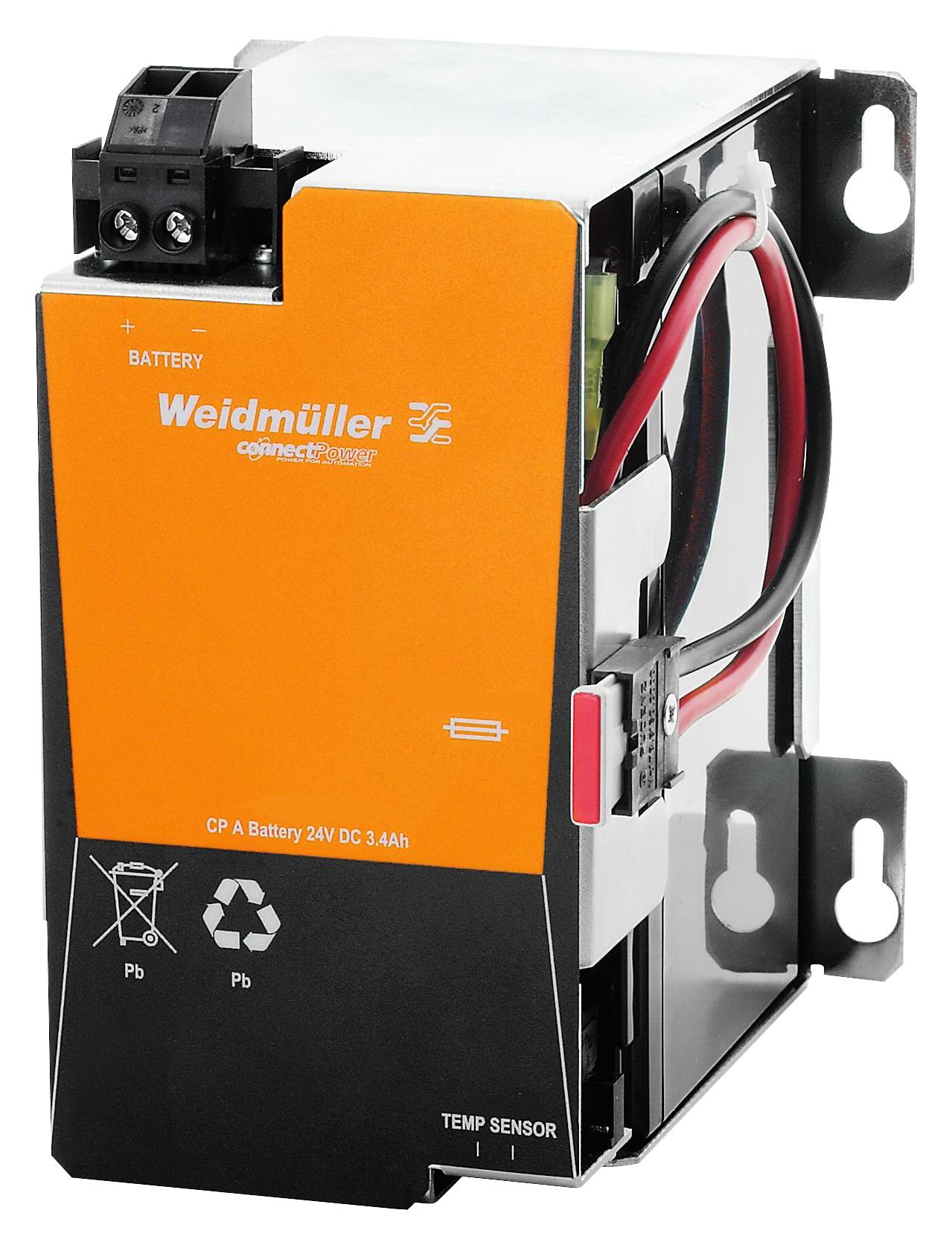 Weidmuller 2789900000 Battery Module, Ups, 3.4Ah, 25A