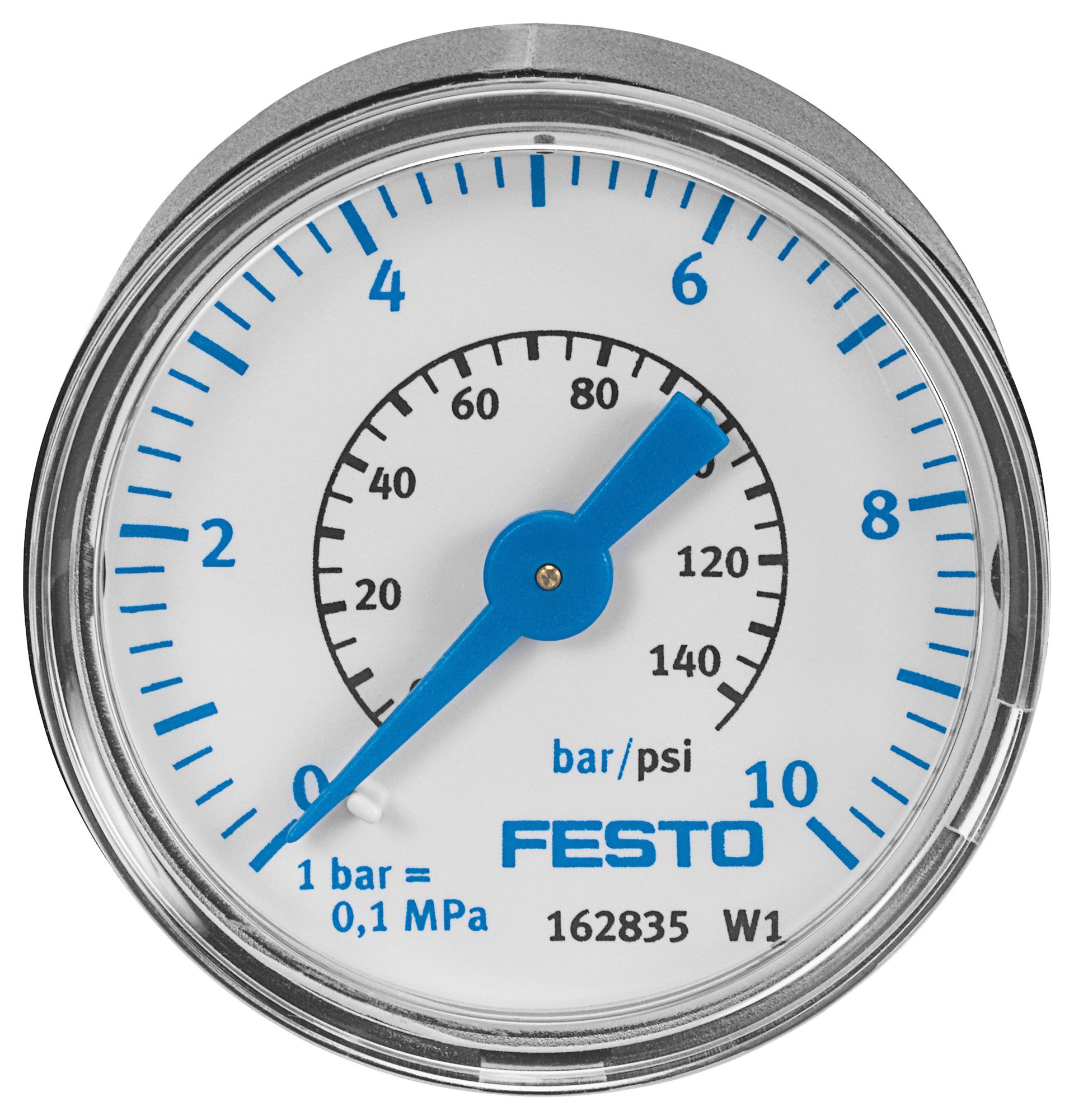 Festo 162838 Ma-50-10-1/4-En Pressure Gauge