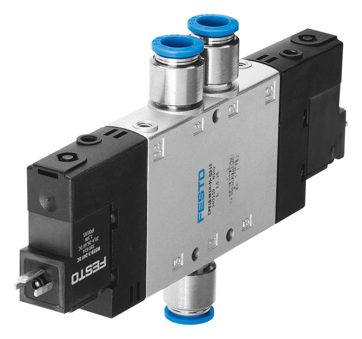 Festo 163803 Cpe18-M3H-5J-Qs-10 Solenoid Valve