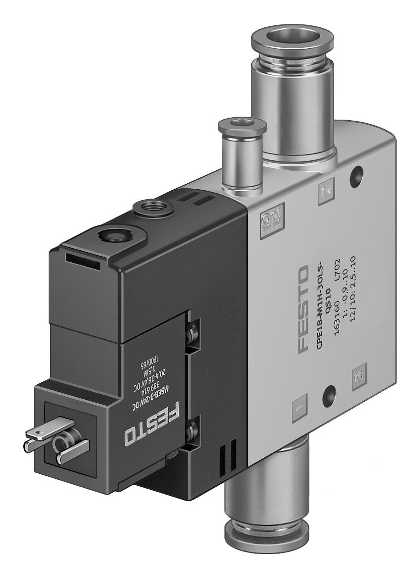 Festo 163153 Cpe18-M1H-3Gls-Qs-8 Solenoid Valve