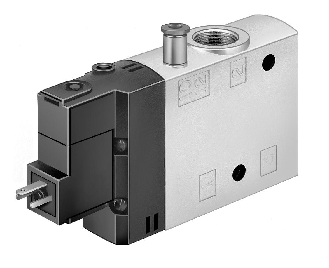 Festo 163169 Cpe24-M1H-3Gls-3/8 Solenoid Valve